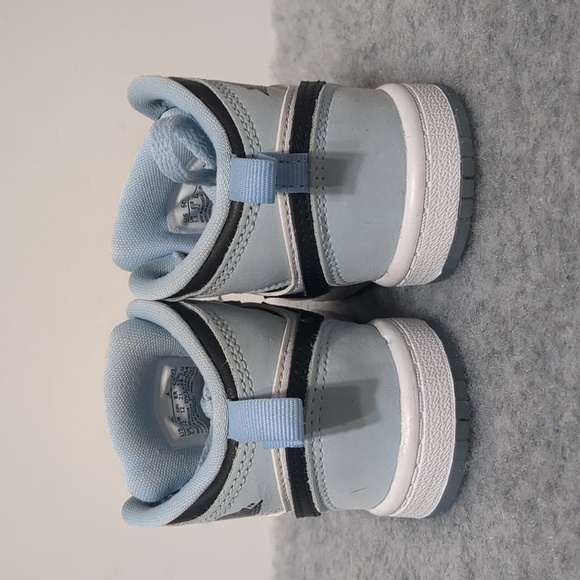 Nike air Jordan 1 Mid Ice Blue Toddler Size 6C - Picture 3 of 8